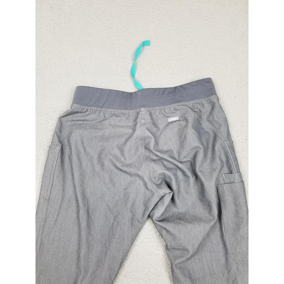 FIGS Scrub Pants Womens Small Tall Gray Technical Collection Yoga Waist T21004T - Picture 7 of 12